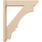 Ekena Millwork 5 1/2-in W x 24-in D x 28-in H Balboa Slat Rough Cedar Woodgrain TimberThane Outlooker, Primed Tan OUTUR055X24X28BOA24RCPR - alternate 2